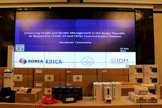 اهدای محموله تجهیزات پزشکی کره‌جنوبی به قرقیزستان